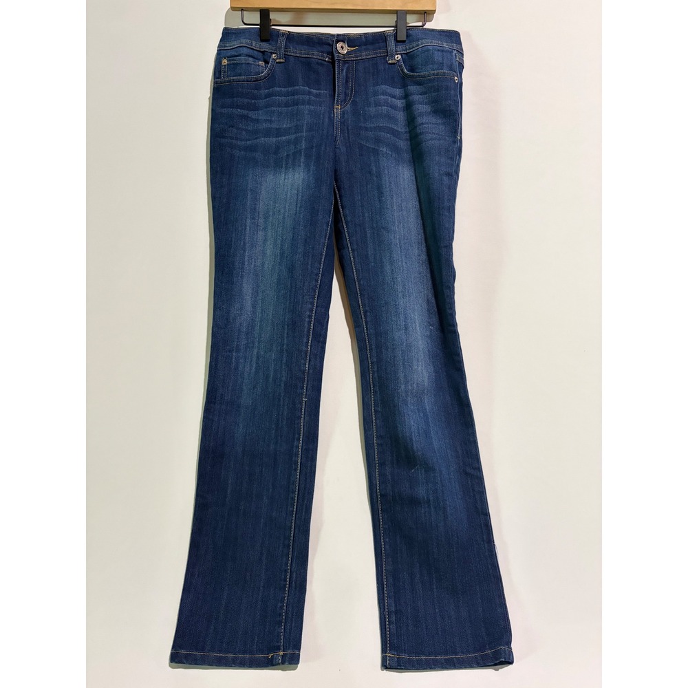 Inc Denim Medium Wash Denim Straight Jeans Size 8 Regular Fit Classic Casual